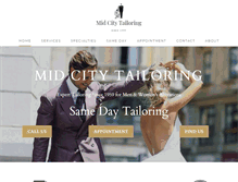 Tablet Screenshot of midcitytailoring.com